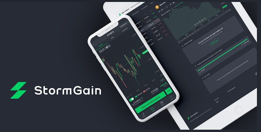 StormGain Cryptocurrency Trading mit Margin Trading
