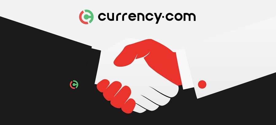 Crypto échange d'actifs tokenisés Currency com 