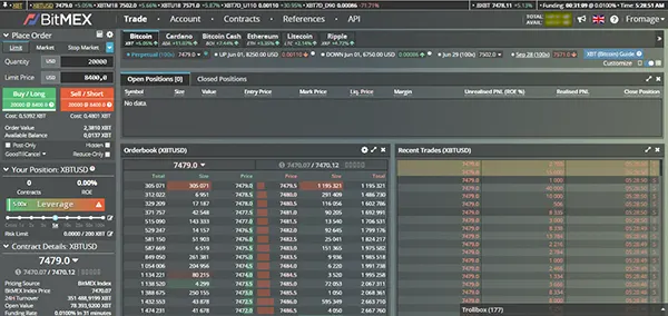 actualización de cumplimiento BitMEX