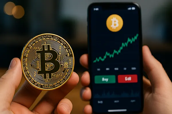 Interfaz de trading móvil